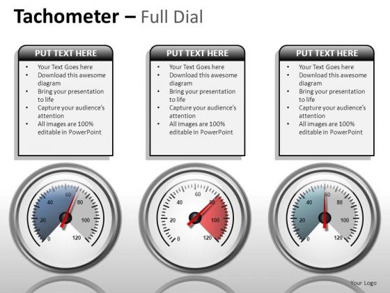 Services Tachometer Full Dial PowerPoint Slides And Ppt Diagram Templates