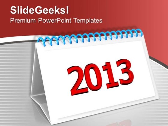 Set Monthly Targets This New Year PowerPoint Templates Ppt Backgrounds For Slides 0413