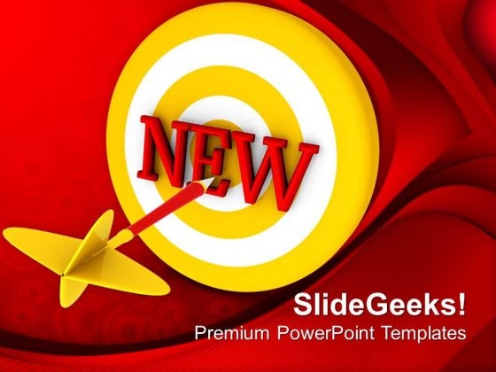 Set New Targets In Business PowerPoint Templates Ppt Backgrounds For Slides 0513