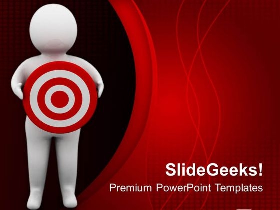 Set The Target In Business PowerPoint Templates Ppt Backgrounds For Slides 0613