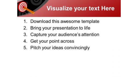 Set Your Target For Business PowerPoint Templates Ppt Backgrounds For Slides 0413