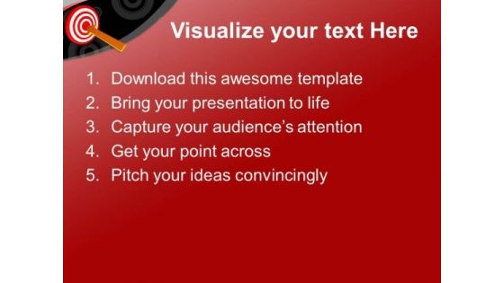 Set Your Target For Business PowerPoint Templates Ppt Backgrounds For Slides 0413