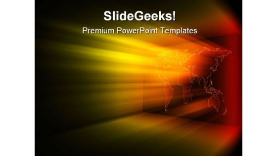 Shinnning Rays Abstract PowerPoint Templates And PowerPoint Backgrounds 0611