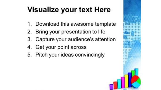 Shiny Bar Pie Chart Business PowerPoint Templates And PowerPoint Themes 0912