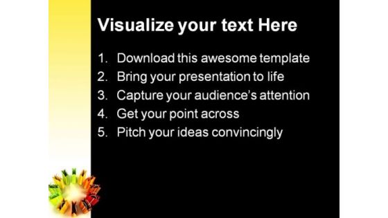 Shopping Bags Entertainment PowerPoint Template 0910