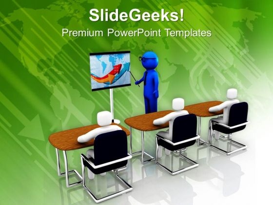 Show The Financial Growth To Team PowerPoint Templates Ppt Backgrounds For Slides 0713