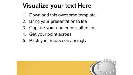 Show Unity Of Team For Business Growth PowerPoint Templates Ppt Backgrounds For Slides 0613