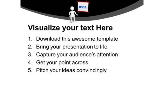 Showing Your Idea Is Better Leadership Quality PowerPoint Templates Ppt Backgrounds For Slides 0413