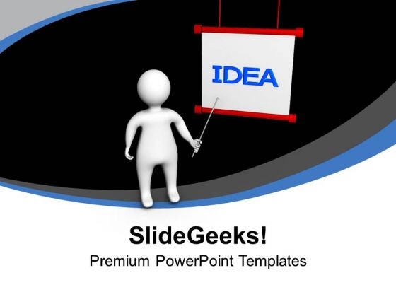 Showing Your Idea Is Better Leadership Quality PowerPoint Templates Ppt Backgrounds For Slides 0413