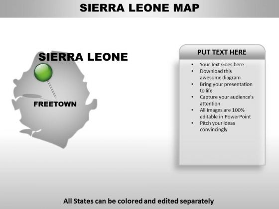 Sierra Leone Country PowerPoint Maps