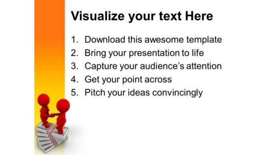 Signed Financial Deal Business Concept PowerPoint Templates Ppt Backgrounds For Slides 0713