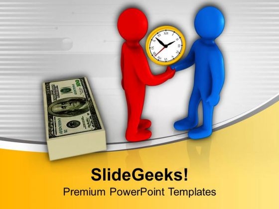 Signed The Business Contract On Time PowerPoint Templates Ppt Backgrounds For Slides 0713