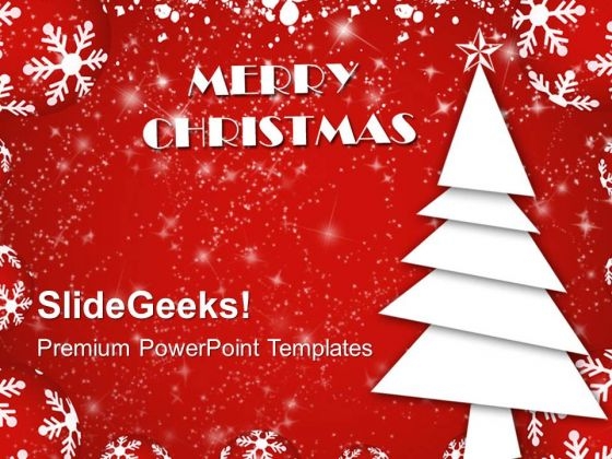 Simple Vector Christmas Celebration PowerPoint Templates Ppt Backgrounds For Slides 1212