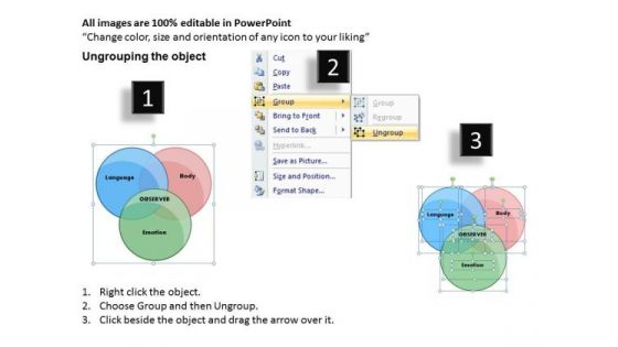 Simple Venn Diagram PowerPoint Presentation Template