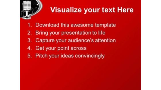 Sing A Romantic Song PowerPoint Templates Ppt Backgrounds For Slides 0513