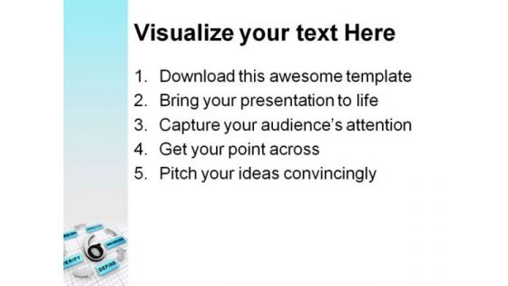 Six Sigma Dmadv Project Business PowerPoint Template 0910