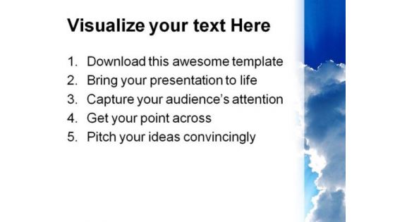 Sky Nature PowerPoint Themes And PowerPoint Slides 0611