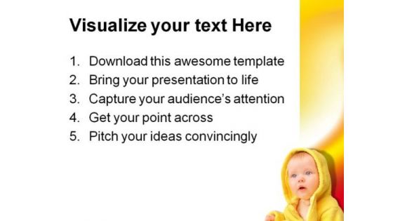 Smiley Child Baby PowerPoint Themes And PowerPoint Slides 0411