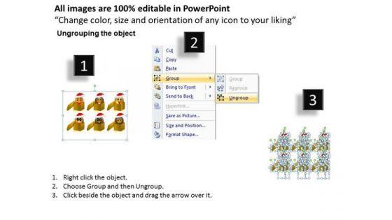 Smiley Faces In Box On Christmas Eve Peace Joy PowerPoint Slides