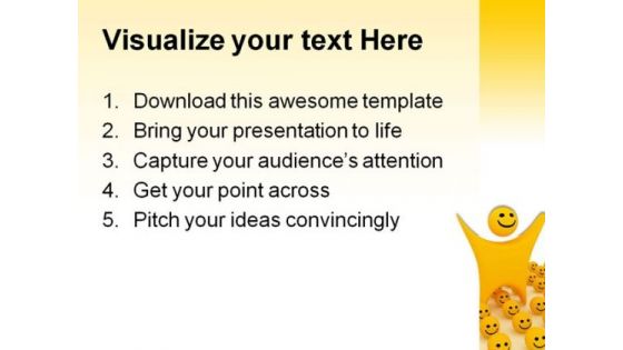 Smiley Shapes PowerPoint Templates And PowerPoint Backgrounds 0211