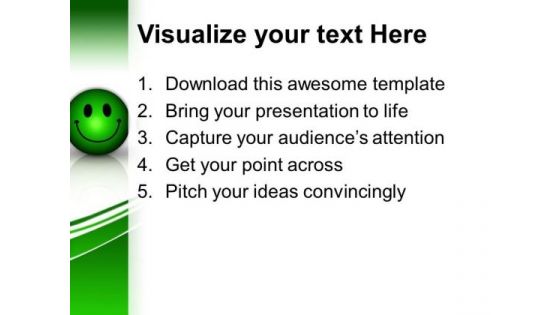 Smiley Team With Leadership PowerPoint Templates And PowerPoint Themes 0812