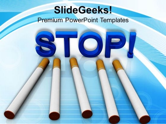 Smoking Is Injurious To Health PowerPoint Templates Ppt Backgrounds For Slides 0713