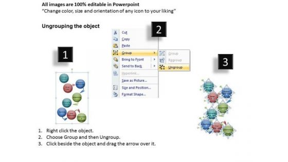 Snake Diagram With Bubbles Text Holders PowerPoint Templates Ppt Slides