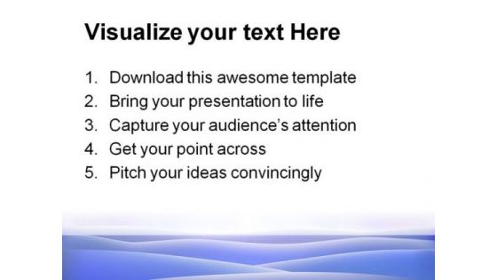 Snow Aurora Background PowerPoint Template 0910