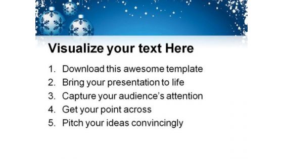 Snowflake Background Christmas PowerPoint Templates And PowerPoint Backgrounds 0711