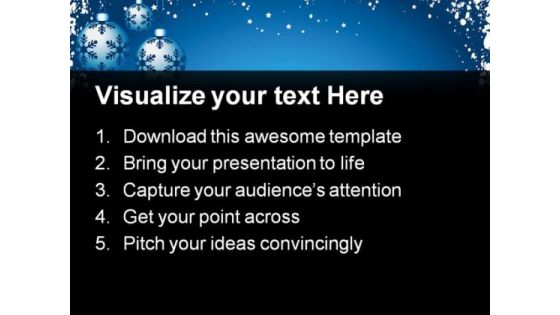 Snowflake Background Christmas PowerPoint Templates And PowerPoint Backgrounds 0711