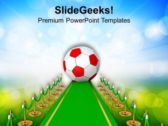 Soccer Ball Competition Success PowerPoint Templates Ppt Backgrounds For Slides 0713