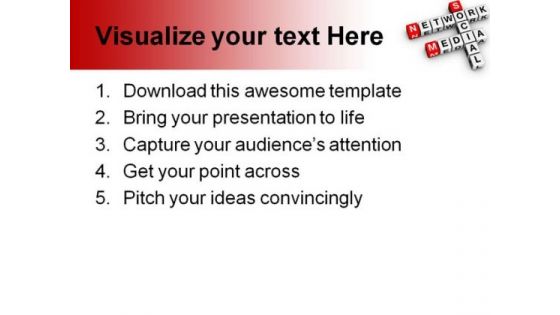 Social Media Network Communication PowerPoint Themes And PowerPoint Slides 0411