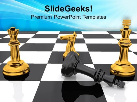 Sock Photo Chess King Checkmate PowerPoint Templates Ppt Backgrounds For Slides 0213