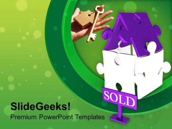 Sold Commercial Real Estate PowerPoint Templates Ppt Backgrounds For Slides 0313