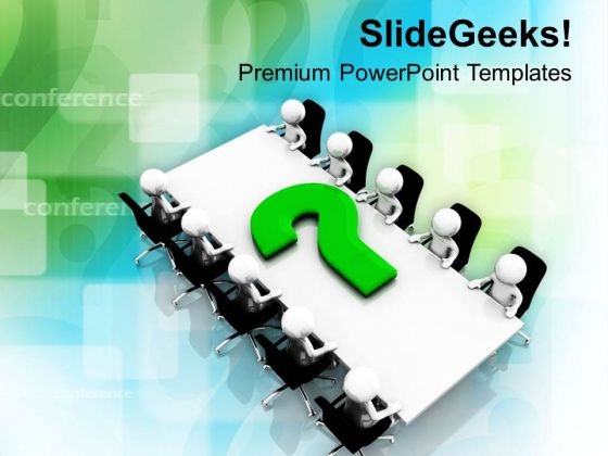 Solve Question With Team Spirit PowerPoint Templates Ppt Backgrounds For Slides 0713