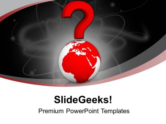 Solve The Global Mystery PowerPoint Templates Ppt Backgrounds For Slides 0613