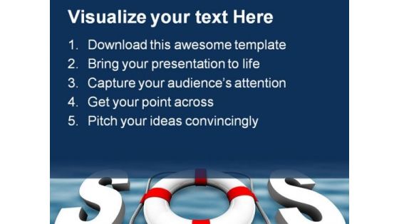 Sos Security Metaphor PowerPoint Background And Template 1210
