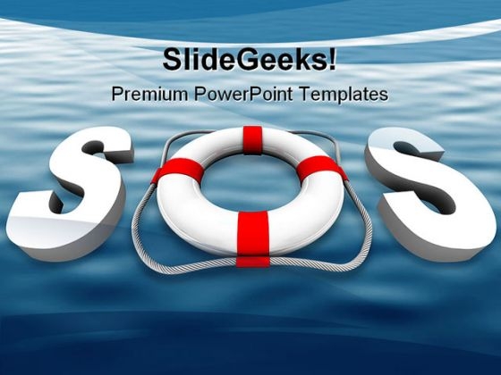Sos Security Metaphor PowerPoint Background And Template 1210