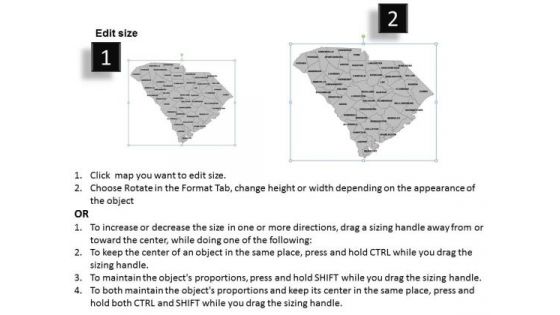 South Carolina PowerPoint Maps