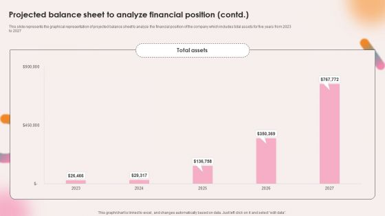 Spa Resort Business Plan Projected Balance Sheet To Analyze Financial Position BP SS V