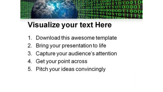Space Globe PowerPoint Themes And PowerPoint Slides 0511