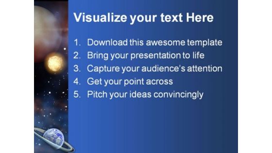 Space Science PowerPoint Template 0610