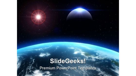 Space Science PowerPoint Template 0810