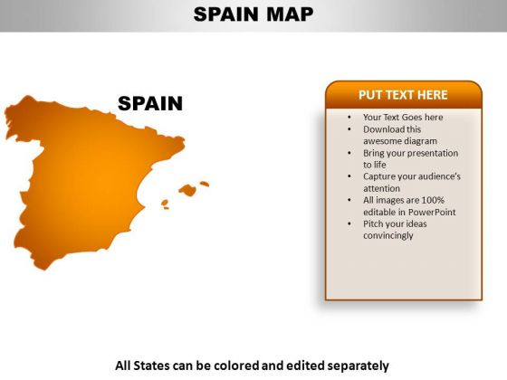 Spain PowerPoint Maps