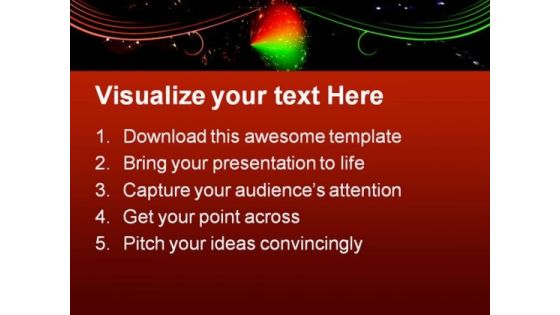 Sparkling Space Abstract PowerPoint Themes And PowerPoint Slides 0711