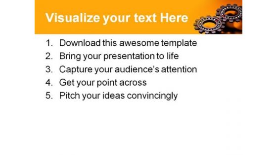 Special Gears Industrial PowerPoint Themes And PowerPoint Slides 0411