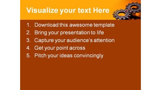 Special Gears Industrial PowerPoint Themes And PowerPoint Slides 0411