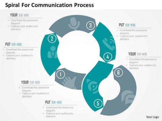Spiral For Communication Process Presentation Template