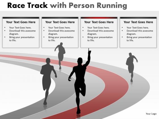 Sports Race Person Running PowerPoint Slides And Ppt Diagram Templates
