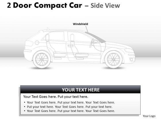 Sportscar 2 Door Blue Car Side PowerPoint Slides And Ppt Diagram Templates
